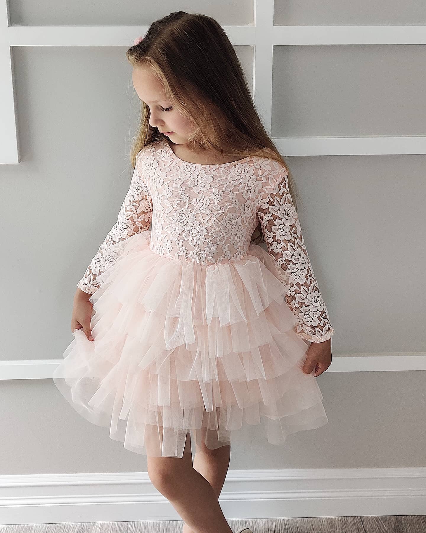 Pink Flower Dress