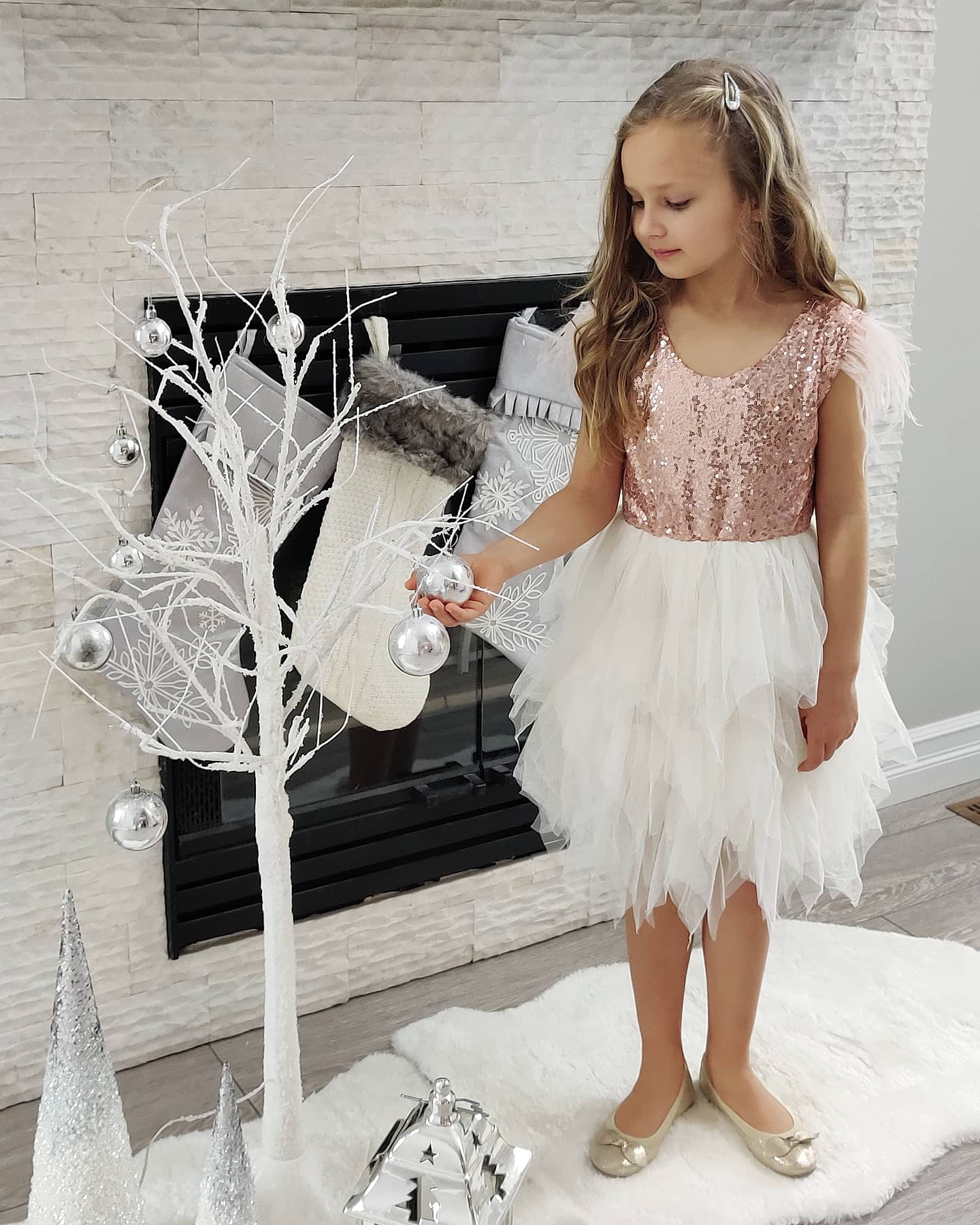 Feather Princess Dress